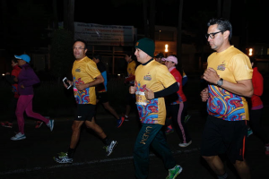 Over 1,3000 runners participated in the "All You Need is Run" Night Race organized by the UAEMéx Foundation. Photo: Courtesy of UAEM